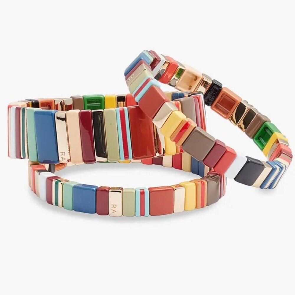 Roxanne Assoulin Set of 3 Melange Bracelets